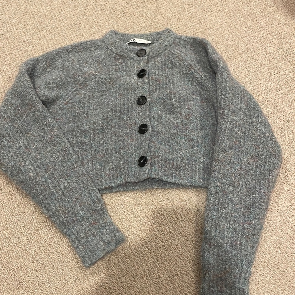 Super cute Zara crop sweater